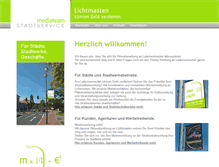 Tablet Screenshot of mastenwerbung.de